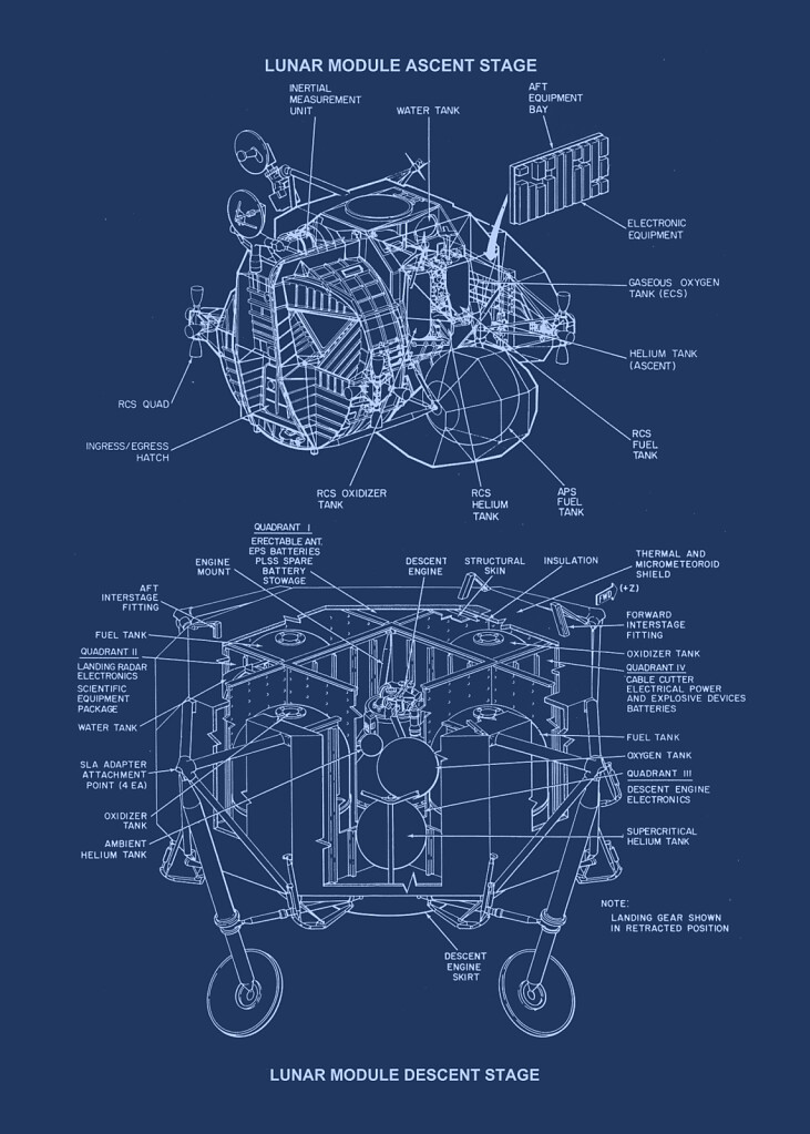 LM ascent and descent stage