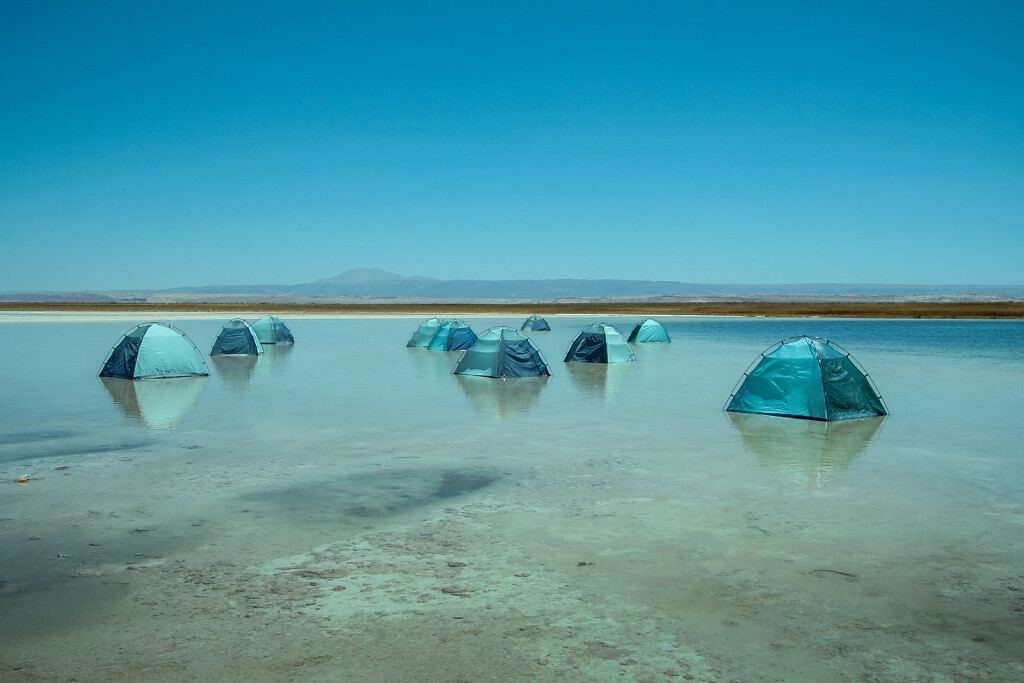 Floating tents