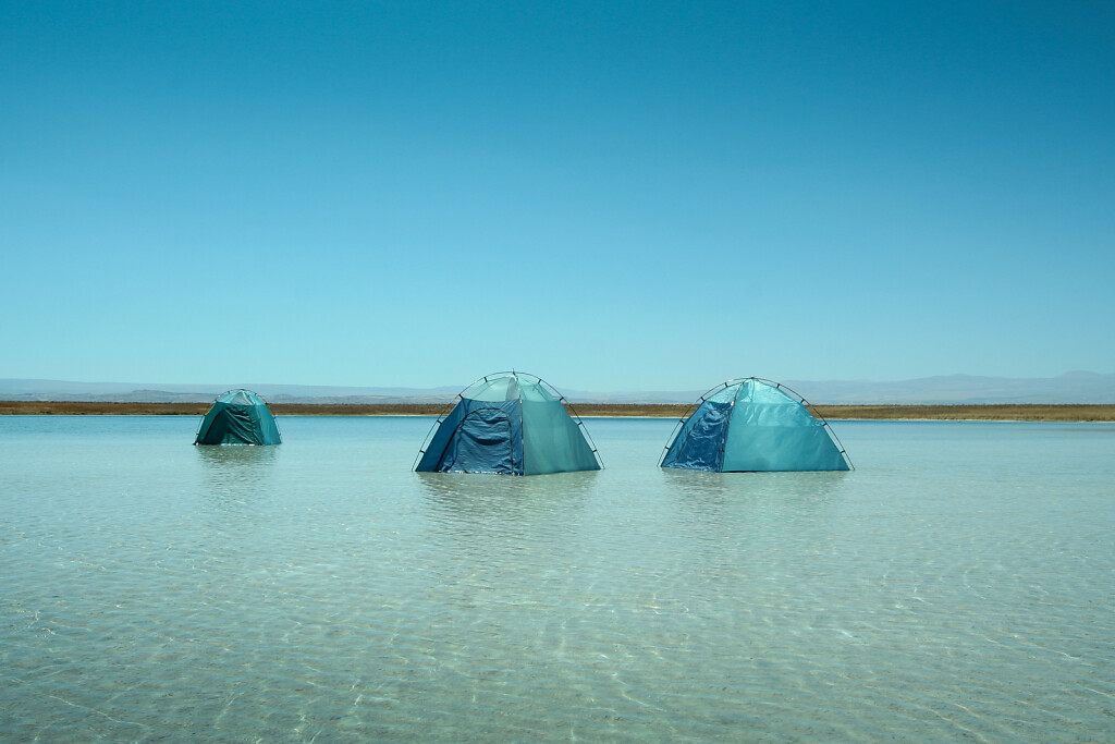 Floating tents