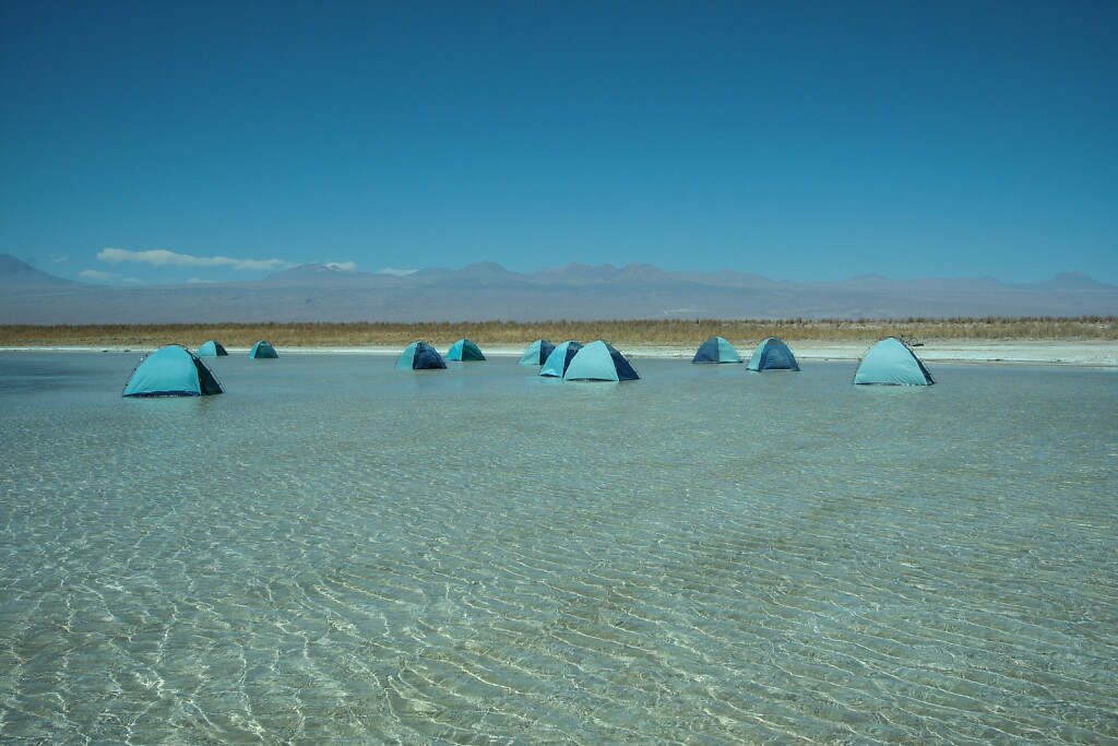 Floating tents